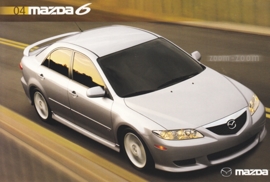 6 Sports Sedan 4-Door, 2004, US postcard, A5-size