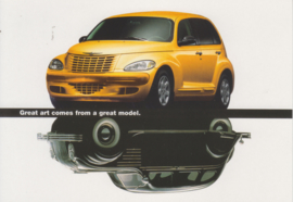 PT Cruiser, A6-size postcard, mid 1999, issue Boomerang Netherlands