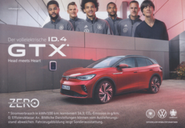 ID.4 GTX SUV postcard, DIN A6-size, German language, 2021