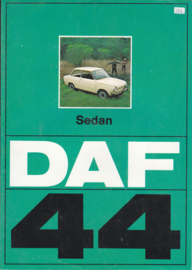 44 Variomatic Sedan brochure, 8 pages, 09/73, Dutch language