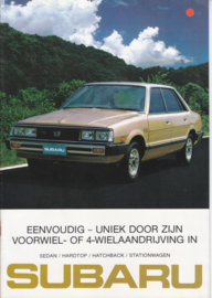 Program with 4WD brochure, 20 pages, Dutch language, 10/1981