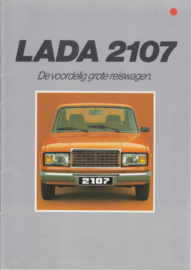 2107 Sedan brochure, 14 pages, 12/1985, Dutch language (Belgium)