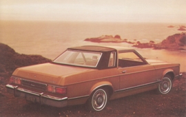 Granada Ghia 2-Door Sedan, US postcard, standard size, 1977