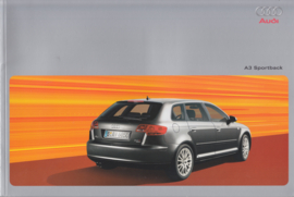 A3 Sportback brochure, 66 pages, 06/2004, German language