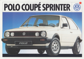 Polo Coupé Sprinter leaflet, 2 pages,  A4-size, Dutch language, about 1983