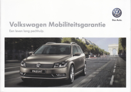 Mobility Warranty brochure, A5-size, 8 pages, Dutch language, 10/2013