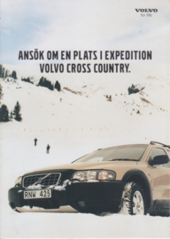 Cross Country folder, 6 pages, A5-size, 2001, Swedish language