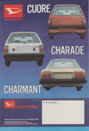 x Program folder, 8 pages, c1980, almost A4-size, German language
