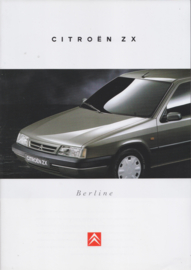 ZX Berline brochure, 32 pages, 07/1995, Dutch language