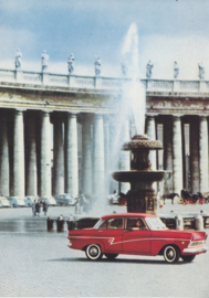 Taunus 17 M in Rome, A6-size postcard, Germany, # none