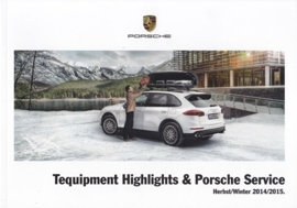 Tequipment Highlights & Porsche Service brochure, 36 pages, 10/2014, Austria, German language