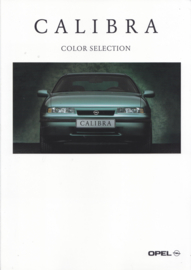 Calibra Color Selection brochure, 6 pages, 10/1994, Dutch language