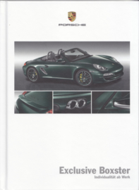 Boxster Exclusive brochure, 52 pages, 01/2010, hard covers, German %