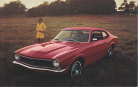 Maverick 2-Door Sedan, US postcard, standard size, 1970