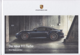 911 Turbo brochure, 122 pages, 07/2020, hard covers, German