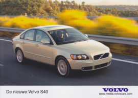 Volvo S40 Sedan, press photo, Dutch, 2003/2004