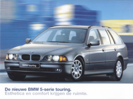 5-Series Touring brochure, 12 pages, A4-size, 01/1997, Dutch language
