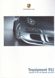 911 Tequipment (997) brochure, 36 pages, 05/2005, German language %