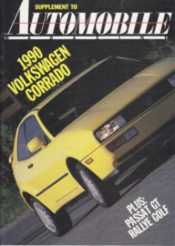 Automobile Magazine supplement brochure, 36 pages,  English language, USA market, 1990