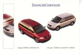 Chrysler/Dodge Vans, A6-size postcard, NAIAS 2000, English