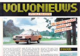 Volvonieuws newspaper brochure, 8 pages, 1983,  Dutch language