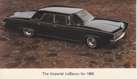 Le Baron,  US postcard, standard size, 1965