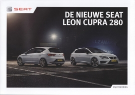 Leon Cupra 280 brochure, 8 pages, 2015, Dutch language