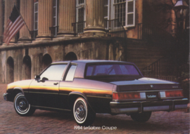 LeSabre Coupe, US postcard, larger size, 1984