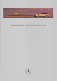 E-Class T-models brochure, 16 pages, 02/1996, German language