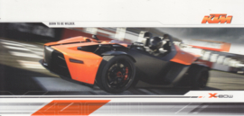 KTM X-Bow, oblong advertising card, German, 2007