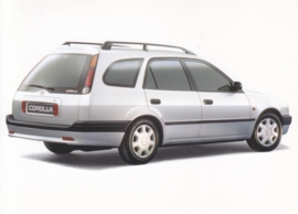 Corolla Stationwagon double-sided picture card, A5-size, no text but Dutch issue
