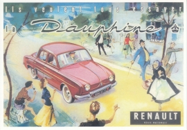 Dauphine, A6 size postcard, Restaurant Dauphine Amsterdam #9