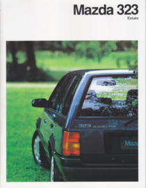 323 Estate brochure, 8 pages, 2/1990, English language