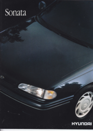 Sonata Sedan brochure, 18 pages, about 1993, Dutch language