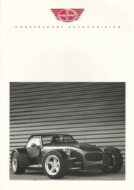 Donkervoort D8 brochure, 4 pages, about 2000, English language