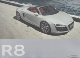 R8 Spyder Cabriolet brochure, 62 pages, 09/2009, English language