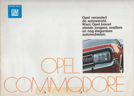 Commodore/GS/GSE brochure, 20 pages, 05/1971, Dutch