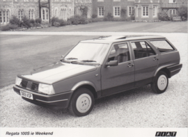 Fiat Regata 100 S i.e. Weekend, press photo, UK, 10/1986