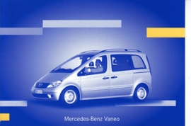 Mercedes-Benz Vaneo, A6-size postcard, IAA 2001