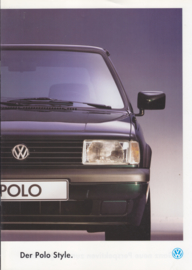 Polo Style brochure, 8 pages,  A4-size, German language, 01/1994