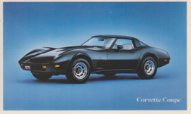 Corvette Coupe,  US postcard, standard size, 1979