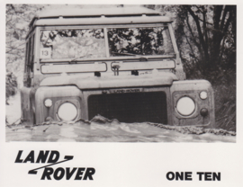 Land Rover One Ten, press photo, Belgium, 1/1984