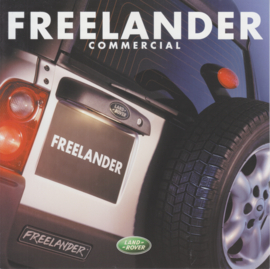 Freelander Commercial folder, 4 pages, square size, 1/2003, Dutch language