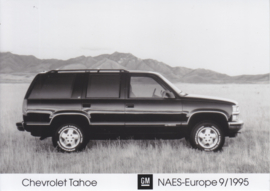 Chevrolet Tahoe - press photo, Europe [export] - 9/1995