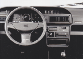 Seat  Ibiza Sportline dashboard, press photo, Belgium, 1/1992