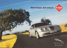 S-Type Saloon brochure, 4 pages, 2004, Dutch language