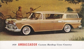 Custom Hardtop Cross Country, US postcard, standard size, 1959, # AM-59-7019F