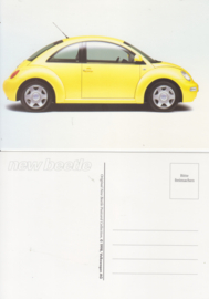 New Beetle postcard set of 15 different postcards,  A6-size, German language, 1998