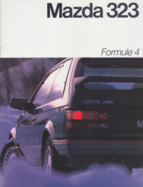 323 Formule 4 /GTX /GT brochure, 14 pages, 09/1986, Dutch language