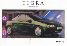 Tigra Rio Verde special edition leaflet, 2 pages, 08/1996, Dutch language